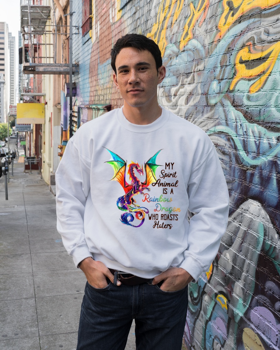 Dragon My Spirit Animal Is A Rainbow Dragon Who Roasts Haters Shirt 4 Dragon My Spirit Animal Is A Rainbow Dragon Who Roasts Haters Shirt1