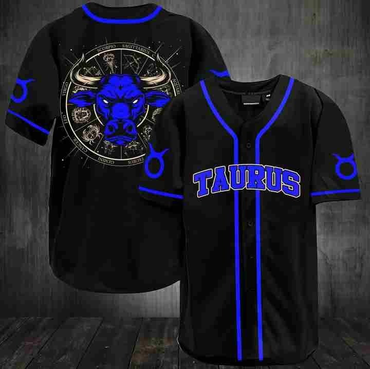 Taurus Awesome zodiac baseball jersey
