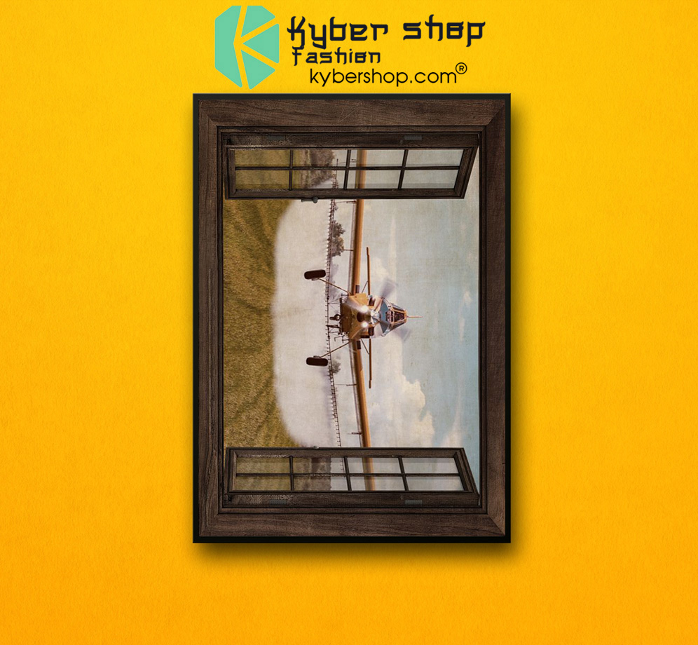 Agricultural Aircraft Window View poster 2