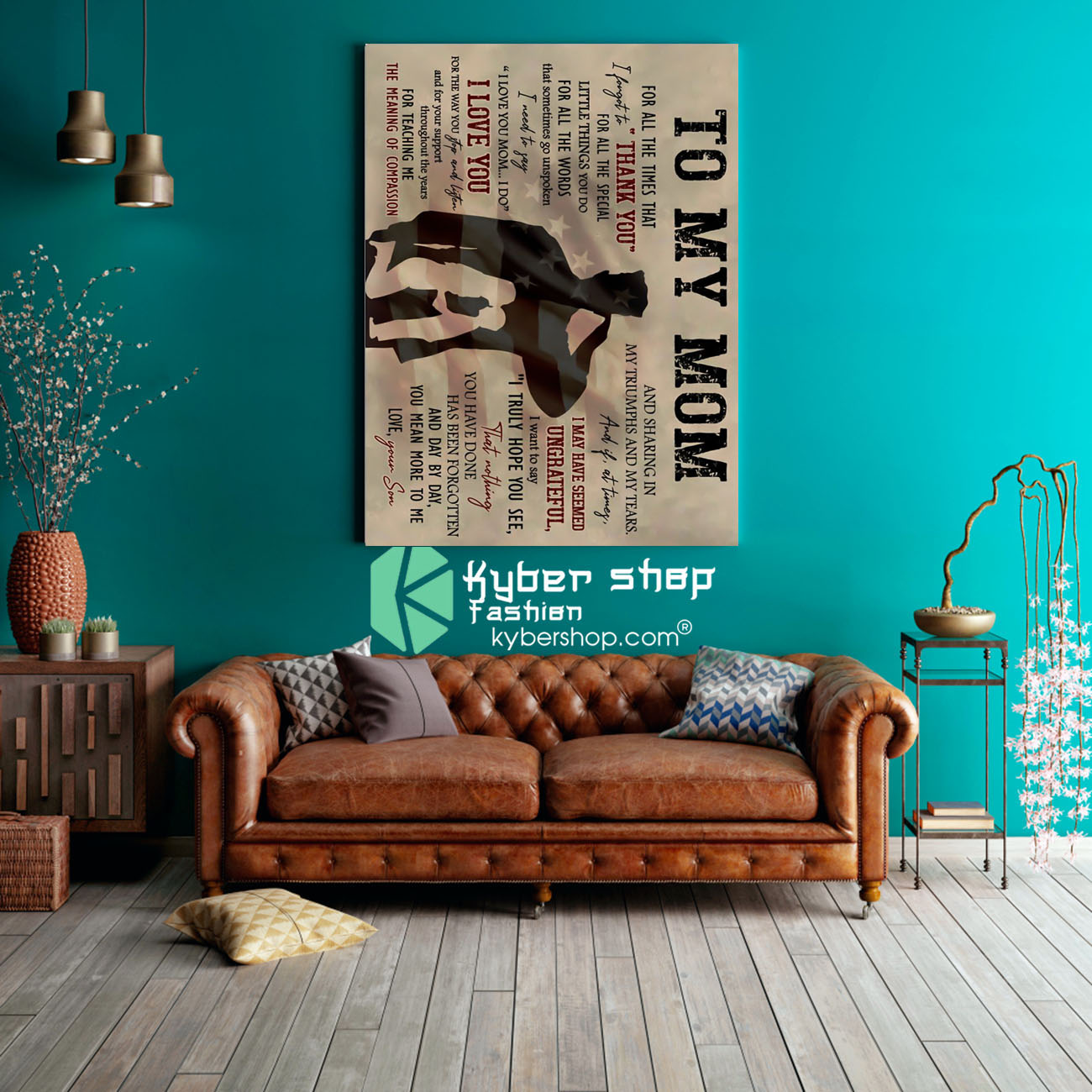 Veteran To my mom for all the times that i forget to thank you poster 3