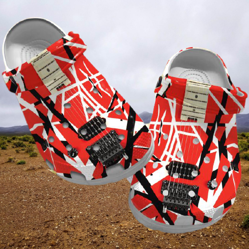 Eddie Van Halen crocs clog crocband shoes 3 Eddie Van Halen crocs clog crocband shoes.jpg5