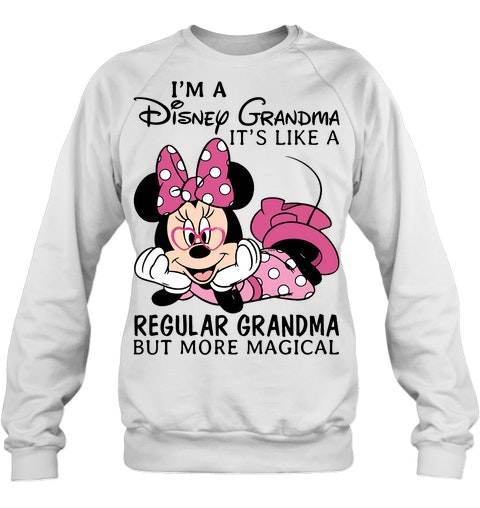 Minnie Mouse Im A Disney Grandma Its Like A Regular Grandma But Mor Magical Shirt4
