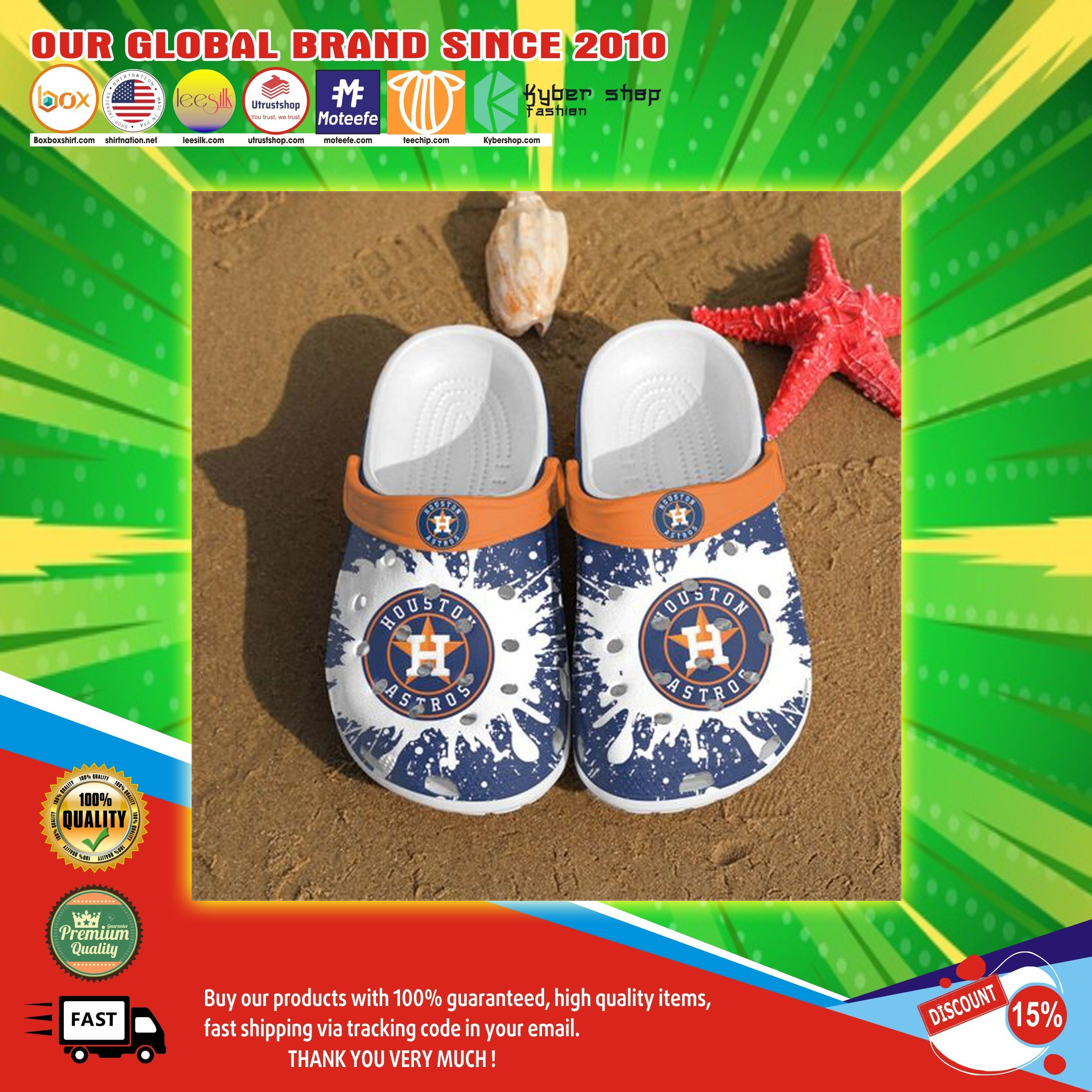 Mlb Houston Atros Crocs Clog Shoes 4 Mlb Houston Atros Crocs Clog Shoes1
