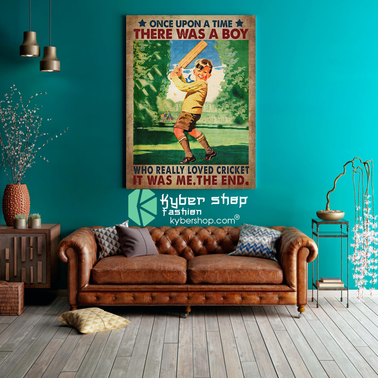Once upon a time there was a boy who really loved cricket poster 3