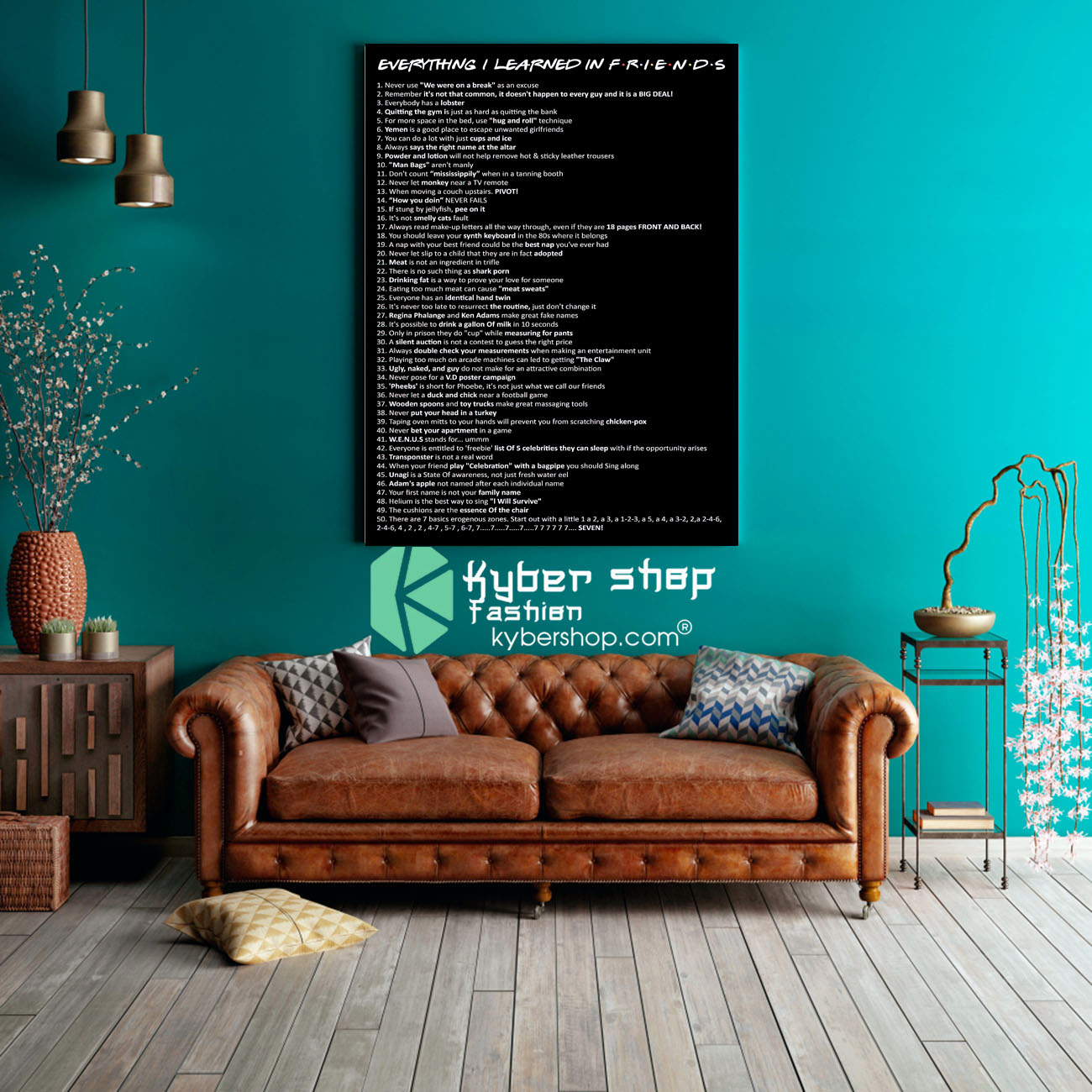 Everything I learned in friends movie poster 3