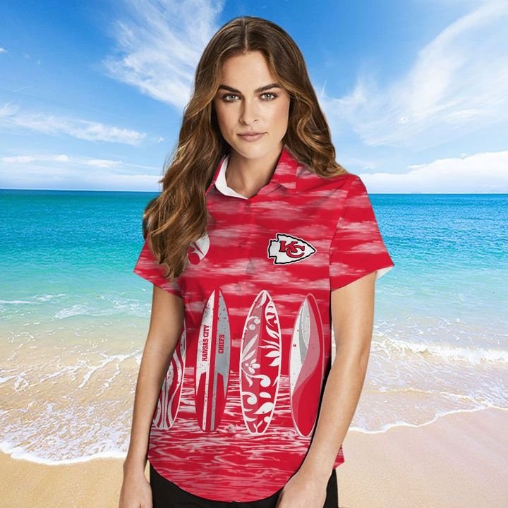 Kansas City Chiefs Hawaiian shirt And Beach SHORT 4 Kansas City Chiefs HAWAIIAN And Beach SHORT2