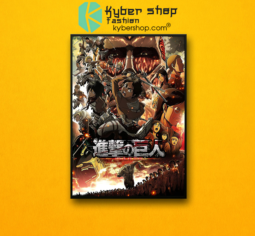 Attack on Titan Japanese Anime poster 3 Attack on Titan Japanese Anime poster 2