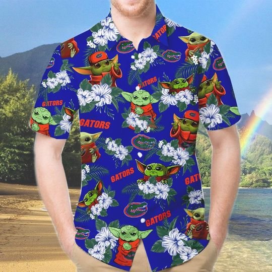 Florida Gators And Yoda Hawaiian And Beach Short