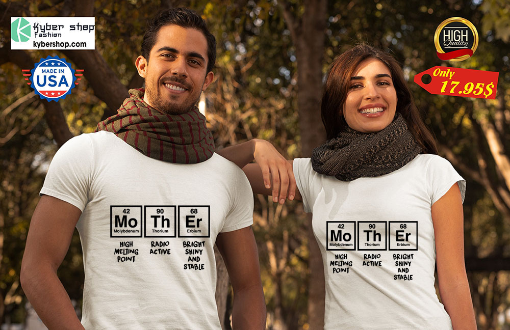 Womens mother periodic table high melting point radio active shirt 4 Womens mother periodic table high melting point radio active shirt 2
