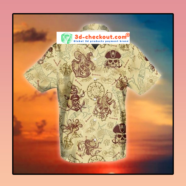 Octopus pirate hawaiian shirt 4 Octopus pirate hawaiian shirt3