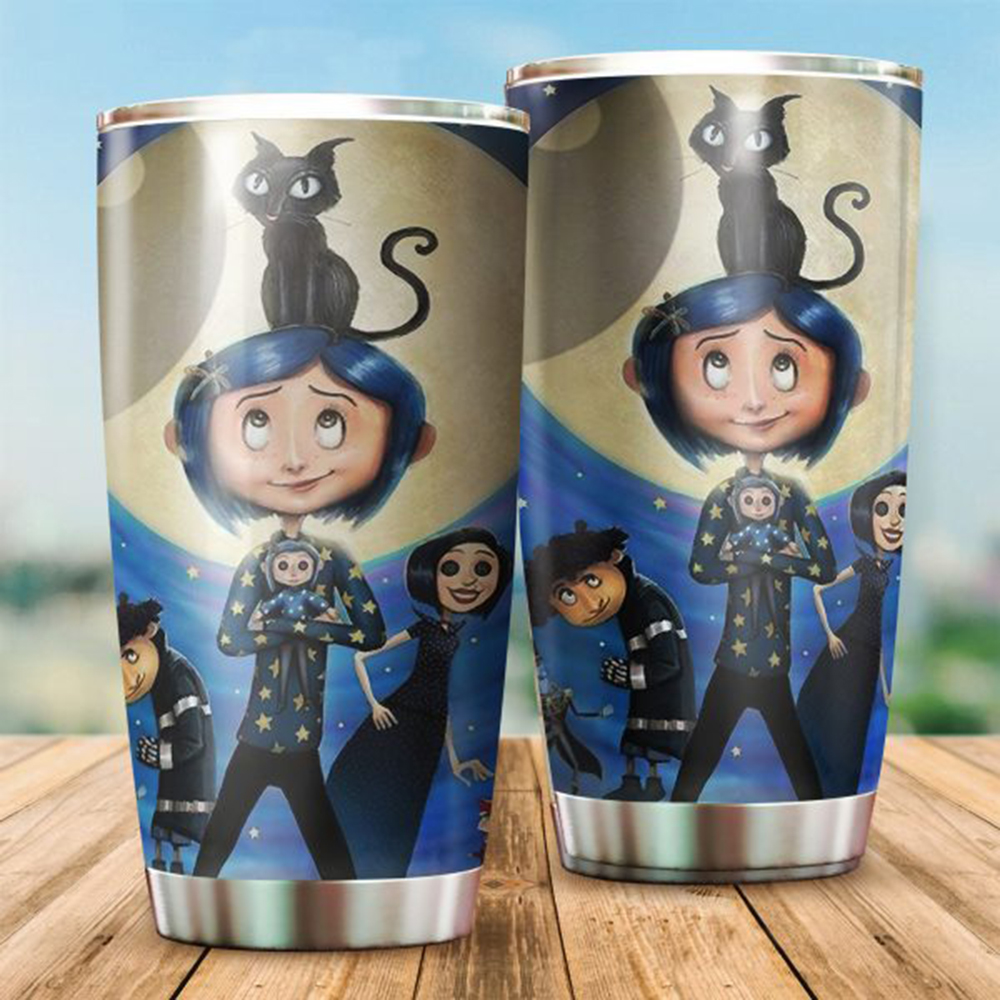 Coraline 3D Custom – Tumbler Cup 5 CORALINE 3D Custom – TUMBLER CUP