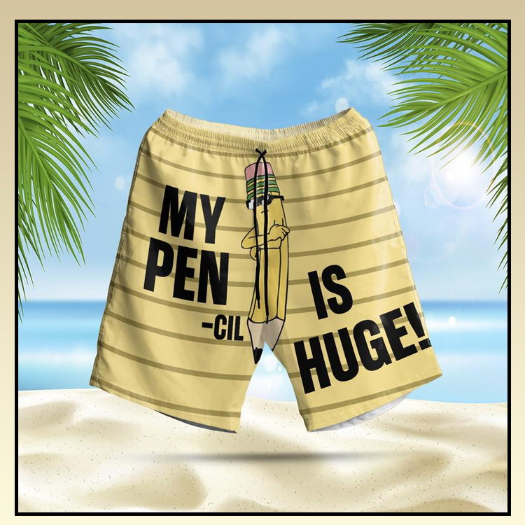 My Pencil Is Huge beach short pants - LIMITED EDITION 3 11.3-3