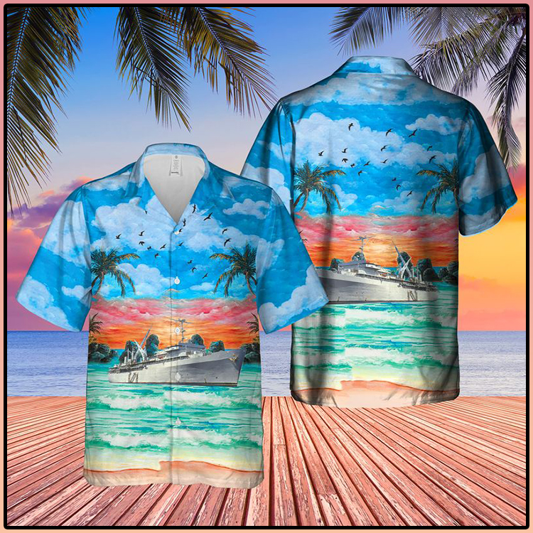 US Navy USS Emory S. Land AS 39 Hawaiian Shirt 19 US Navy USS Emory S