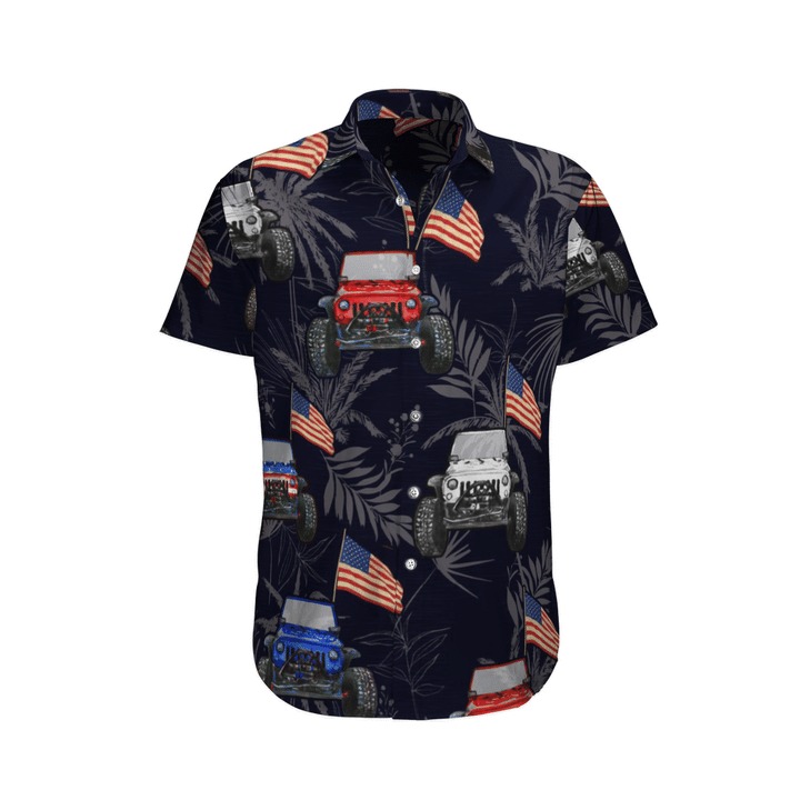 Jeep-American-Flag-hawaiian-shirt