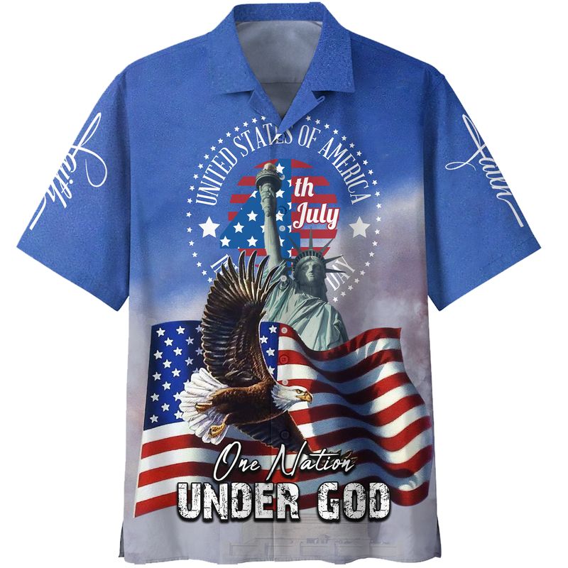 Untied States Of America One Nation Under God Hawaiian Shirt