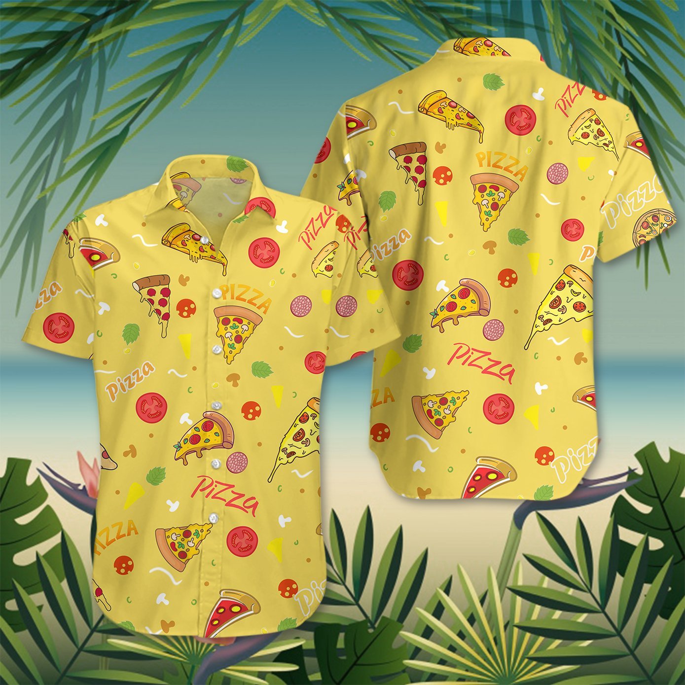 Pizza Summer Hawaiian Shirt