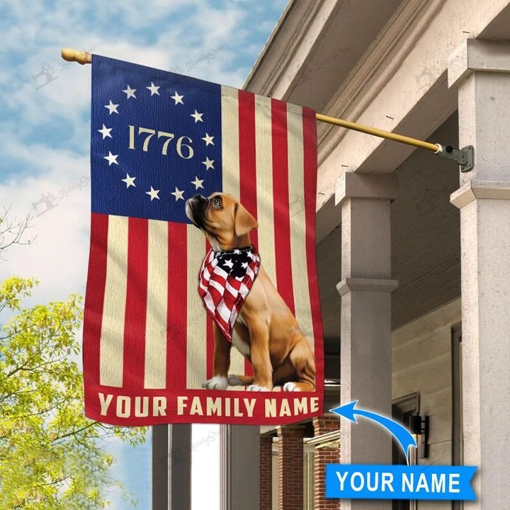 Boxer 1776 Personalized Custom Name American Flag 4 Boxer 1776 Personalized Custom Name American Flag