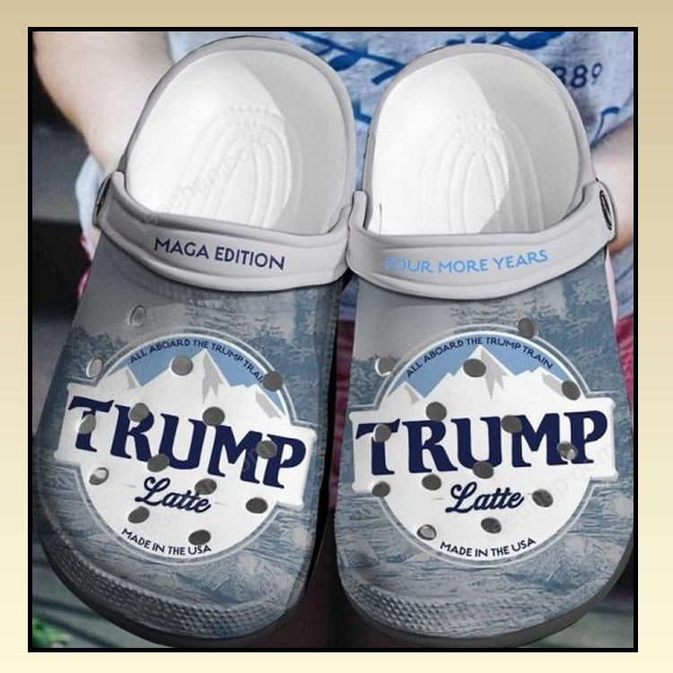 Trump Latte Crocband Crocs Shoes - LIMITED EDITION 3 24 Trump Latte Crocband Crocs Shoes 1