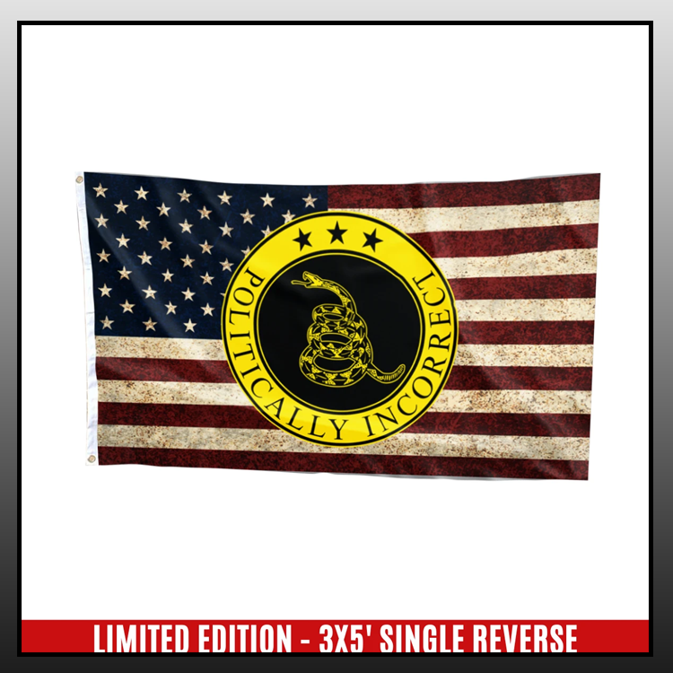 Gadsden politically incorrect USA flag - LIMITED EDITION 7 13 Gadsden politically incorrect USA flag 4