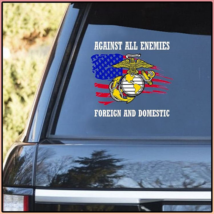 Against All Enemies Foreich And Domestic Decal 5 Against All Enemies Foreich And Domestic Decal3