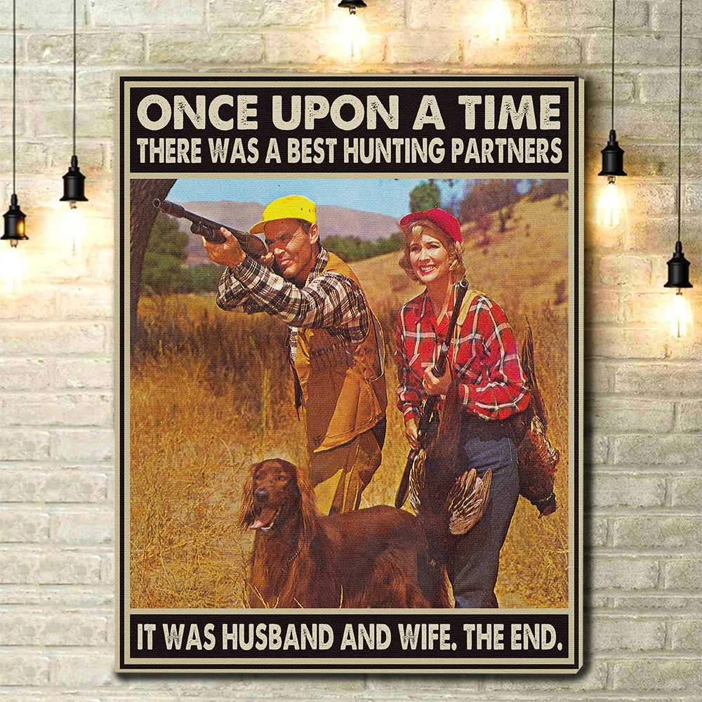Husband And Wife Hunting Partners Canvas 2 Husband And Wife Hunting Partners Canvas5 1