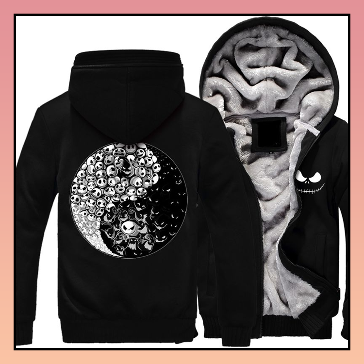 Jack Skellington Tai Chi 3d fleece hoodie - LIMITED EDITION 4 3 Jack Skellington Tai Chi 3d fleece hoodie 2