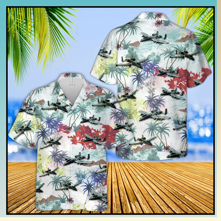 United States Air Force Fairchild Republic A-10 Thunderbolt II Hawaiian Shirt and Shorts - LIMITED EDITITON 3 6 United States Air Force Fairchild Republic A 10 Thunderbolt II Hawaiian Shirt Shorts3