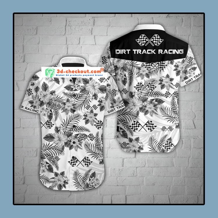 Dirt track racing hawaiian shirt 2 Dirt track racing hawaiian shirt 1