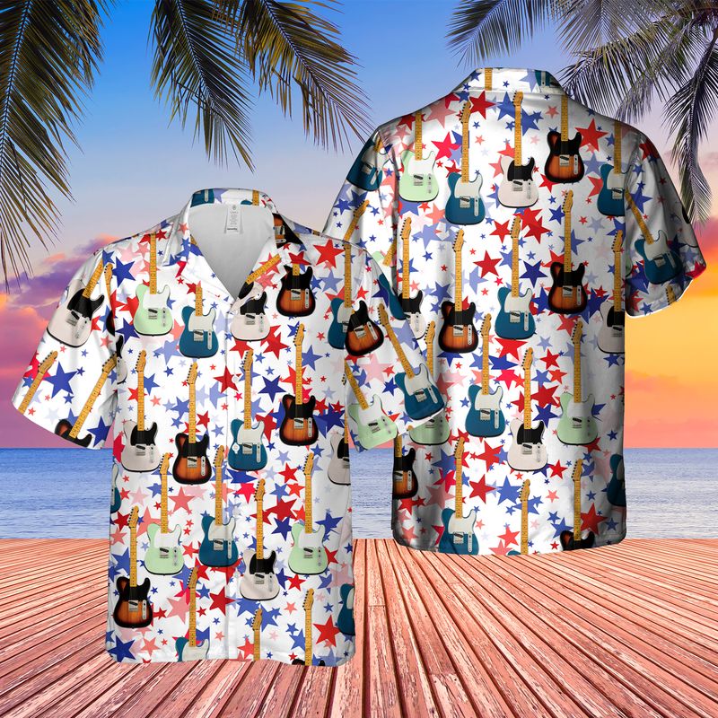 Fender Telecaster Hawaiian Shirt 2 Fender Telecaster Hawaiian Shirt