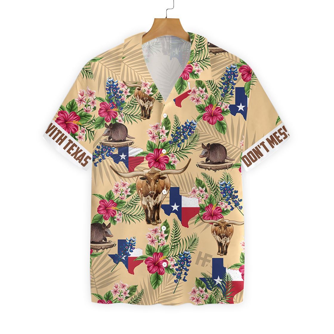14 Dont mess Texas Insignia Hawaiian Shirt 1