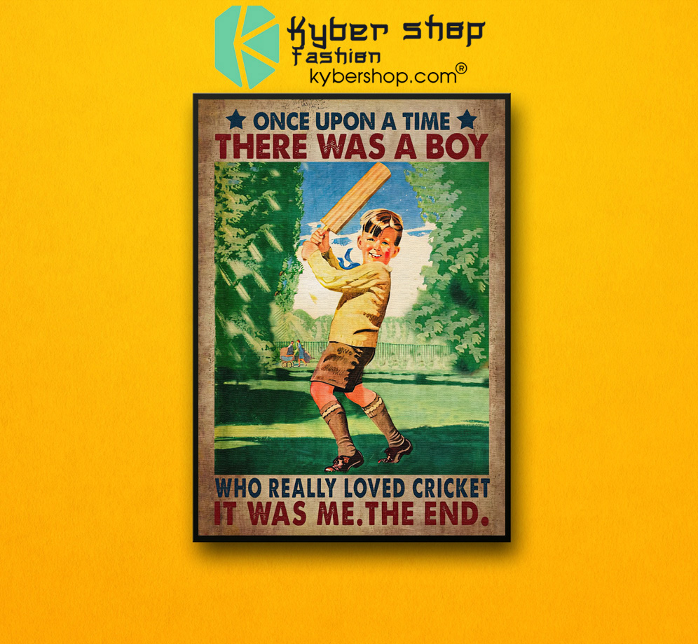 Once upon a time there was a boy who really loved cricket poster 3 Once upon a time there was a boy who really loved cricket poster 2