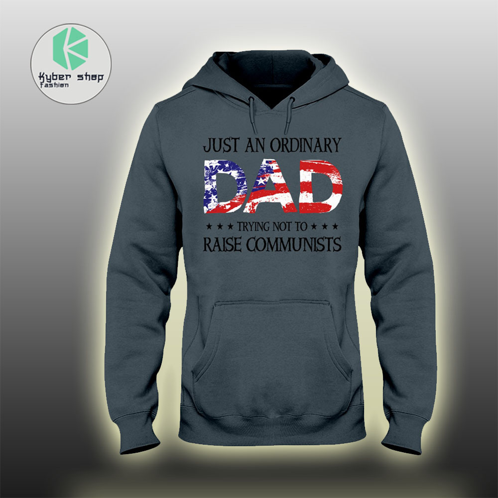 Just An Ordinary Dad Trying Not To Raise Communists hoodie