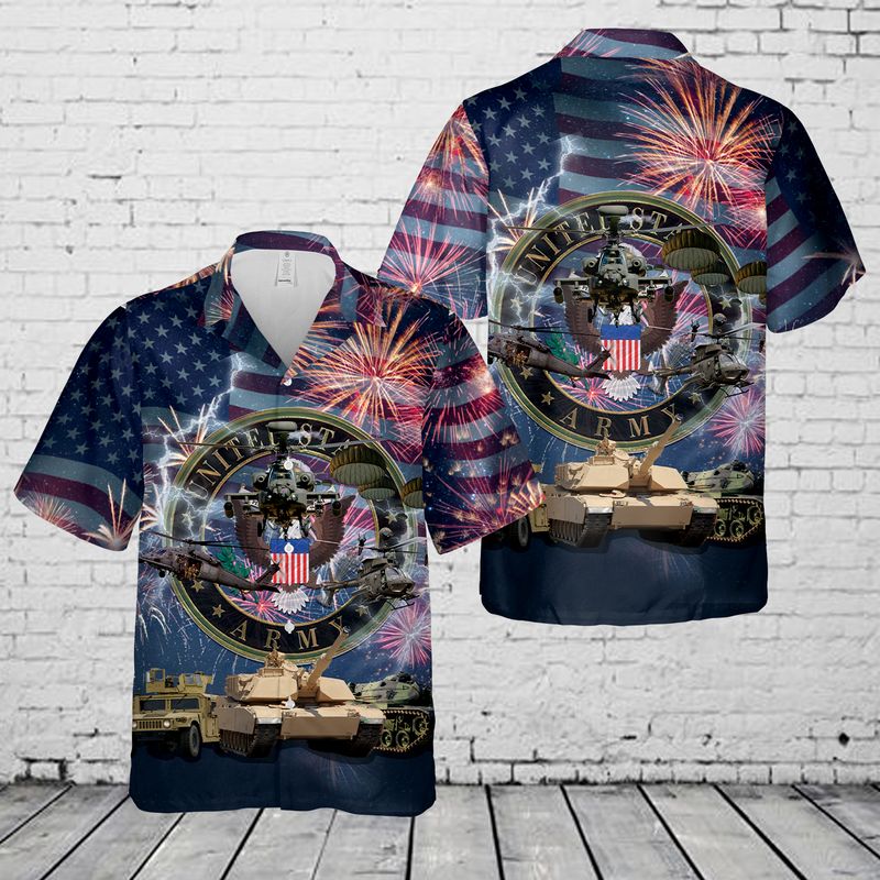 US Army 4th Of July Hawaiian Shirt 11 US Army 4th Of July Hawaiian Shirt 1