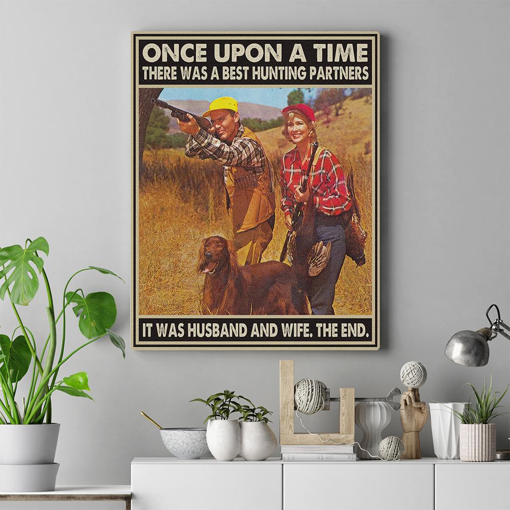 Husband And Wife Hunting Partners Canvas 1 Husband And Wife Hunting Partners Canvas6 1