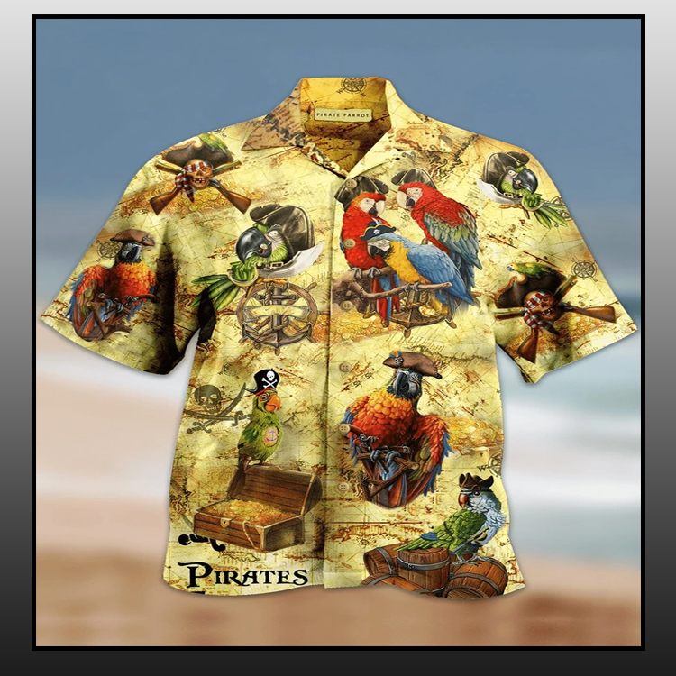Pirate Parrot hawaiian shirt - LIMITED EDITION 4 2 Pirate Parrot hawaiian shirt 1 1