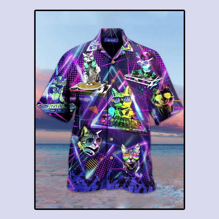 DJ Cat hawaiian shirt
