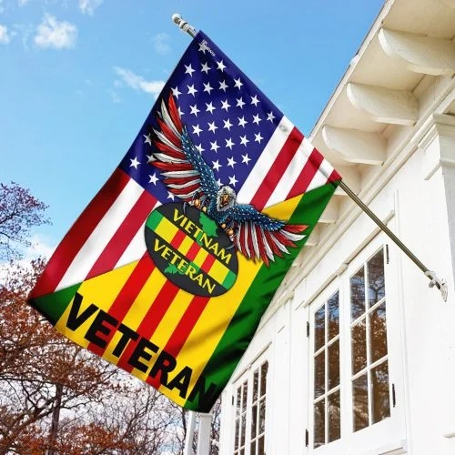 Viet Nam Veteran American Flag