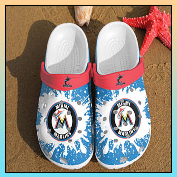 Miami Marlins Croc shoes Crocband Clog - LIMITED EDITION 3 1 Miami Marlins Croc shoes Crocband Clog 1