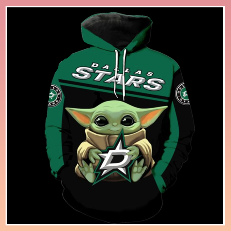 Dallas Cowboys stars baby yoda 3d over print hoodie 4 11.3