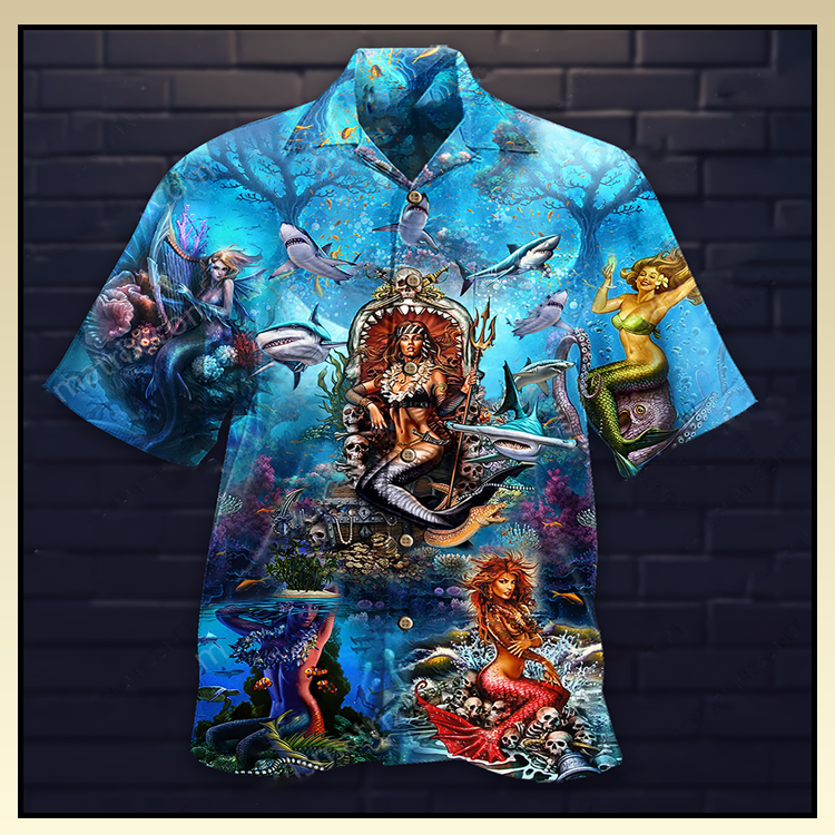 Mermaid and skull hawaiian shirt - LIMITED EDITION 3 6.2 5