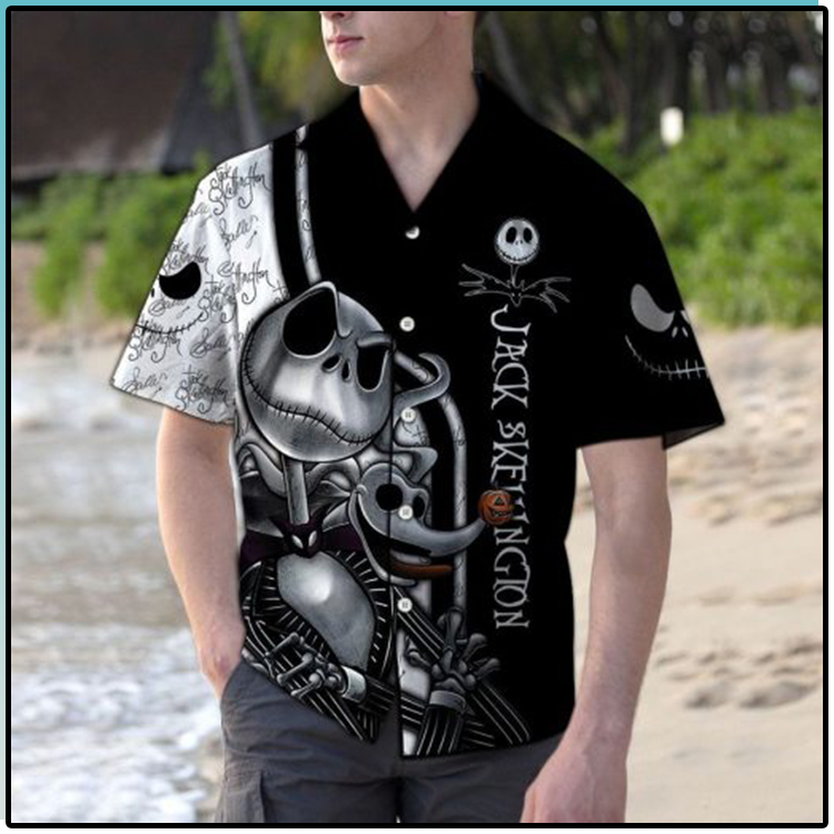 Jack Skellington Aloha Hawaiian Shirt 5 Jack Skellington Hawaiian Shirt2