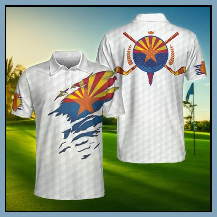 Arizona Flag Golfer Polo Shirt