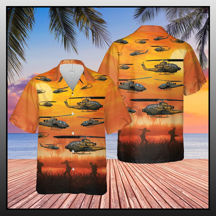 US Army AH-1F Cobra Hawaiian Shirt and Shorts - LIMITED EDITION 7 13 US Army AH 1F Cobra Hawaiian Shirt Shorts1