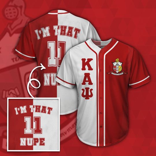 30 Kappa Alpha Psi Baseball Jersey shirt 1 1