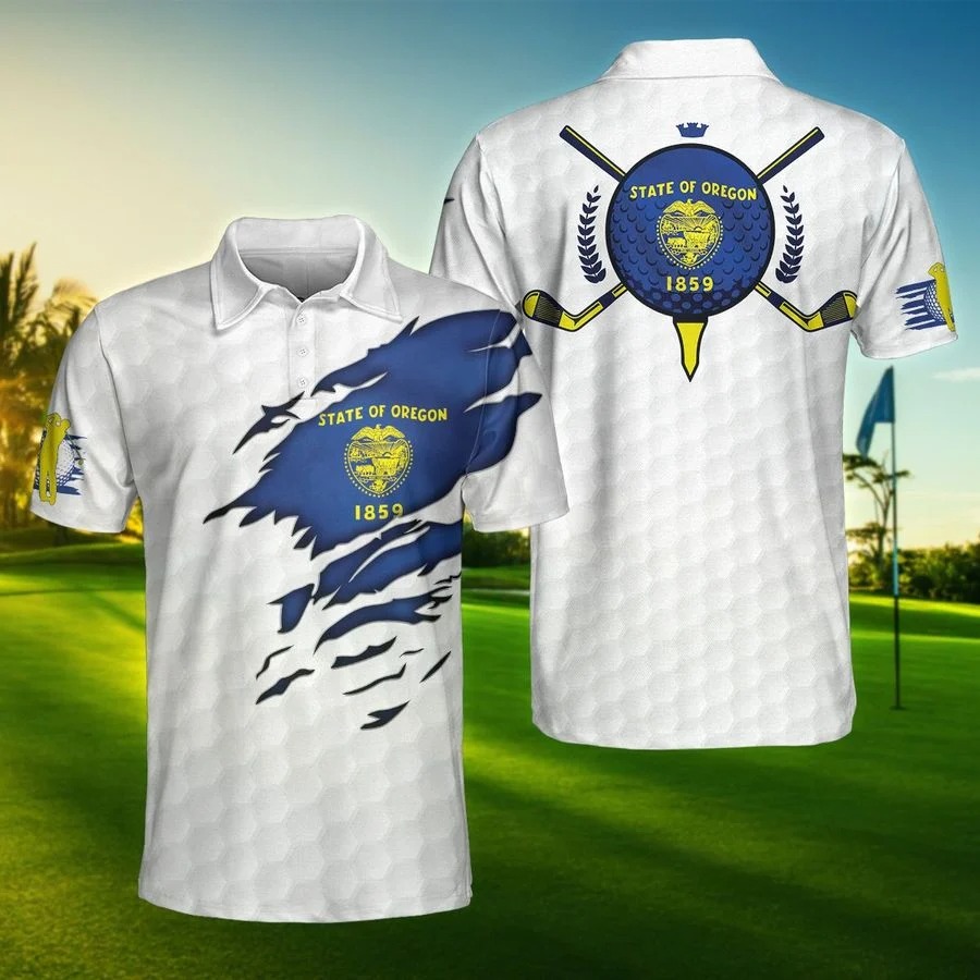 Oregon-flag-golfer-polo-shirt