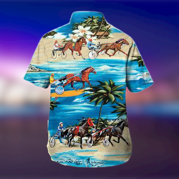 Harness Racing On The Beach Hawaiian Shirt And Short 5 Harness Racing On The Beach Hawaiian Shirt
