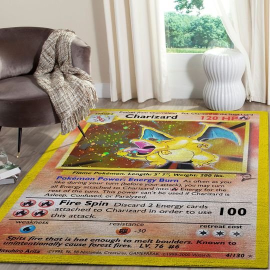 Charizard Pokemon rug3 2