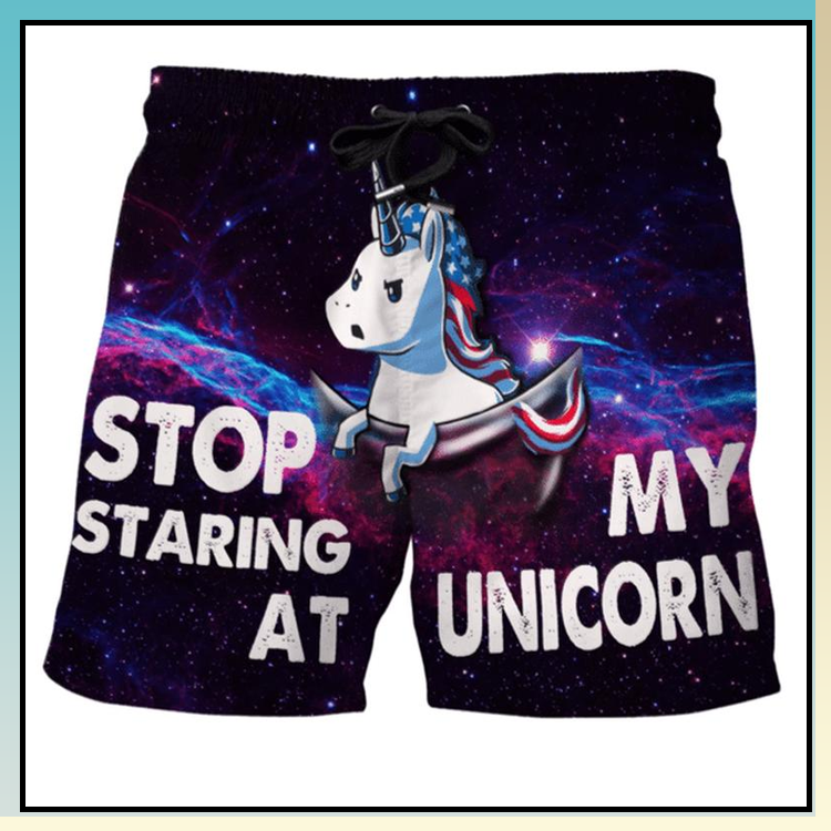 Stop Staring At My Unicorn Beach Short - LIMITED EDITION 2 14.4-3