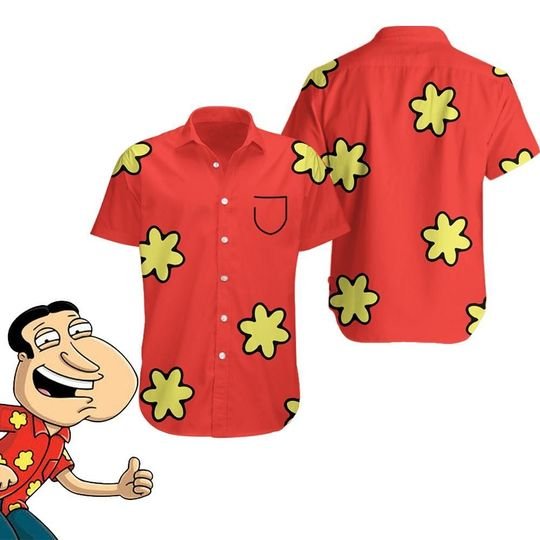 Glenn Quagmire Family Guy Hawaiian Shirt and Short - LIMITED EDITION 3 20 Glenn Quagmire Family Guy Hawaiian Shirt and Short 1