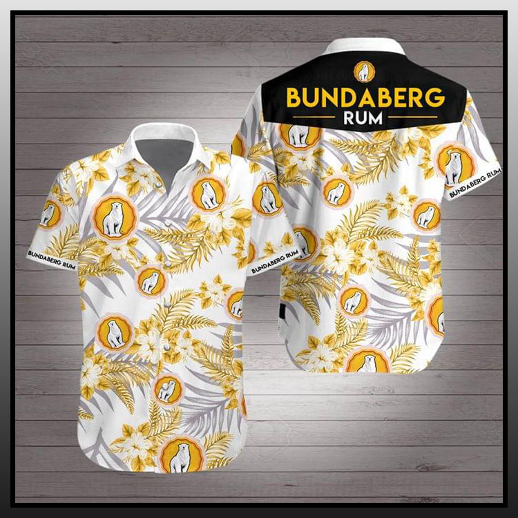 Bear Bundaberg rum hawaiian shirt